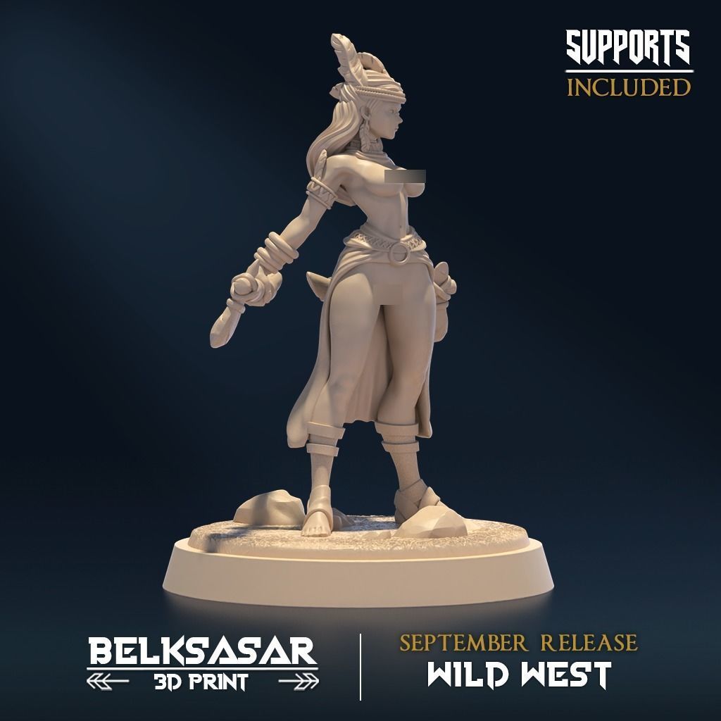 Protector of the Mother Earth C Nude 3D print model_2