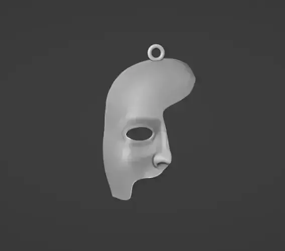 Broken Mask pendant