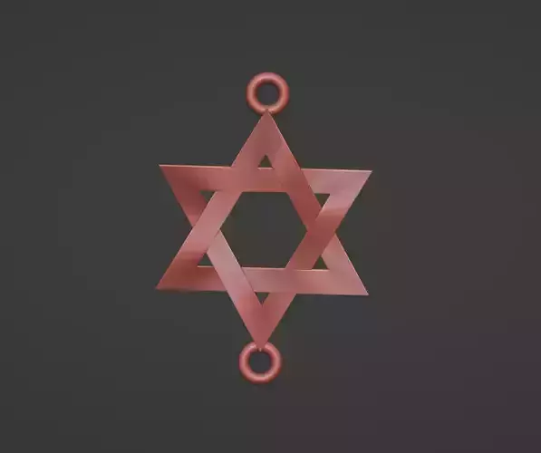 Star of David bracelet necklace