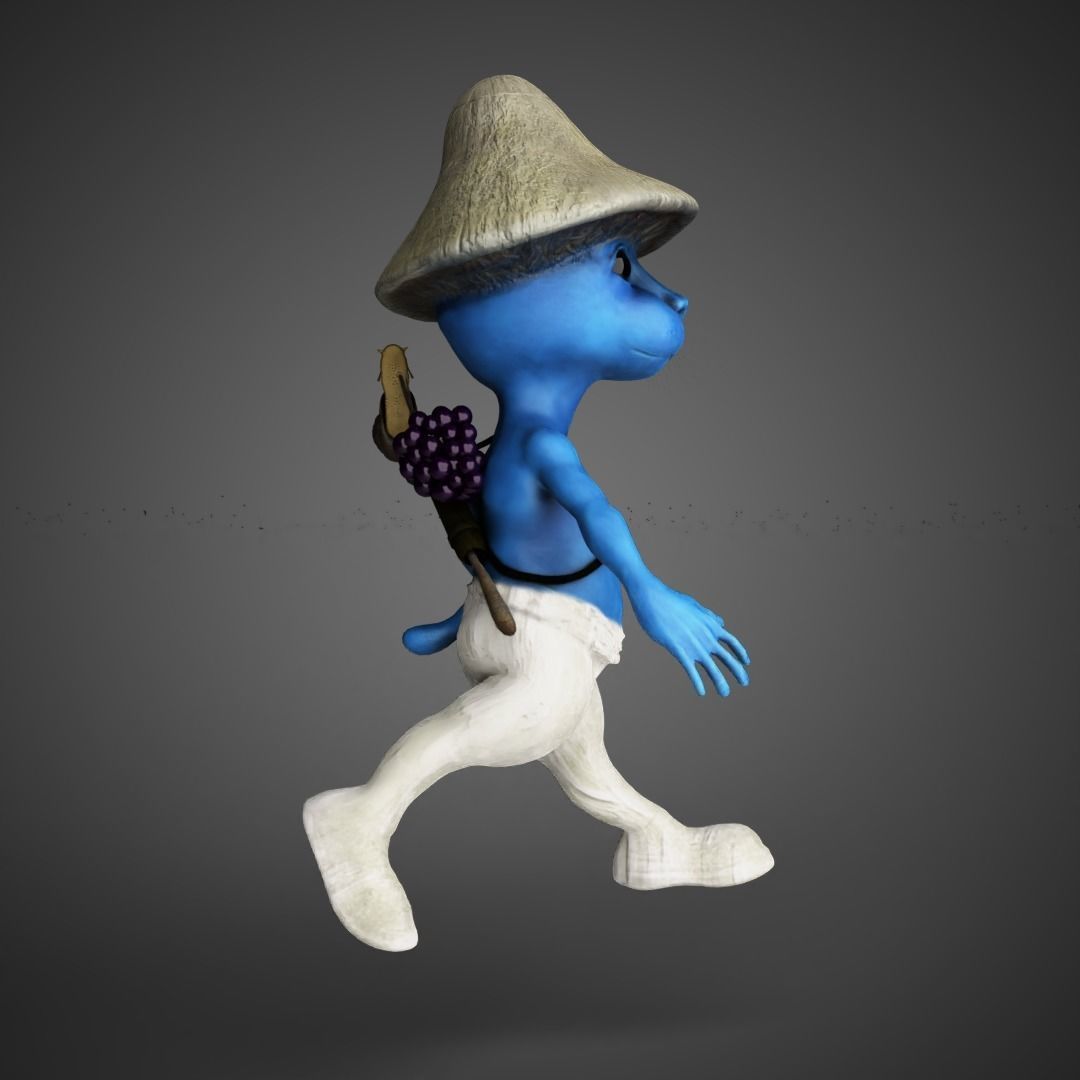SMURF CAT 3D print model_2