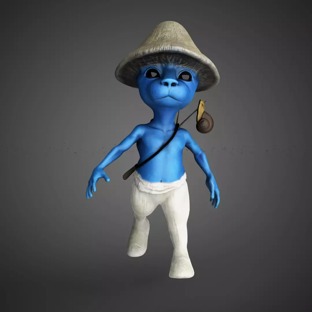 SMURF CAT 3D print model_0