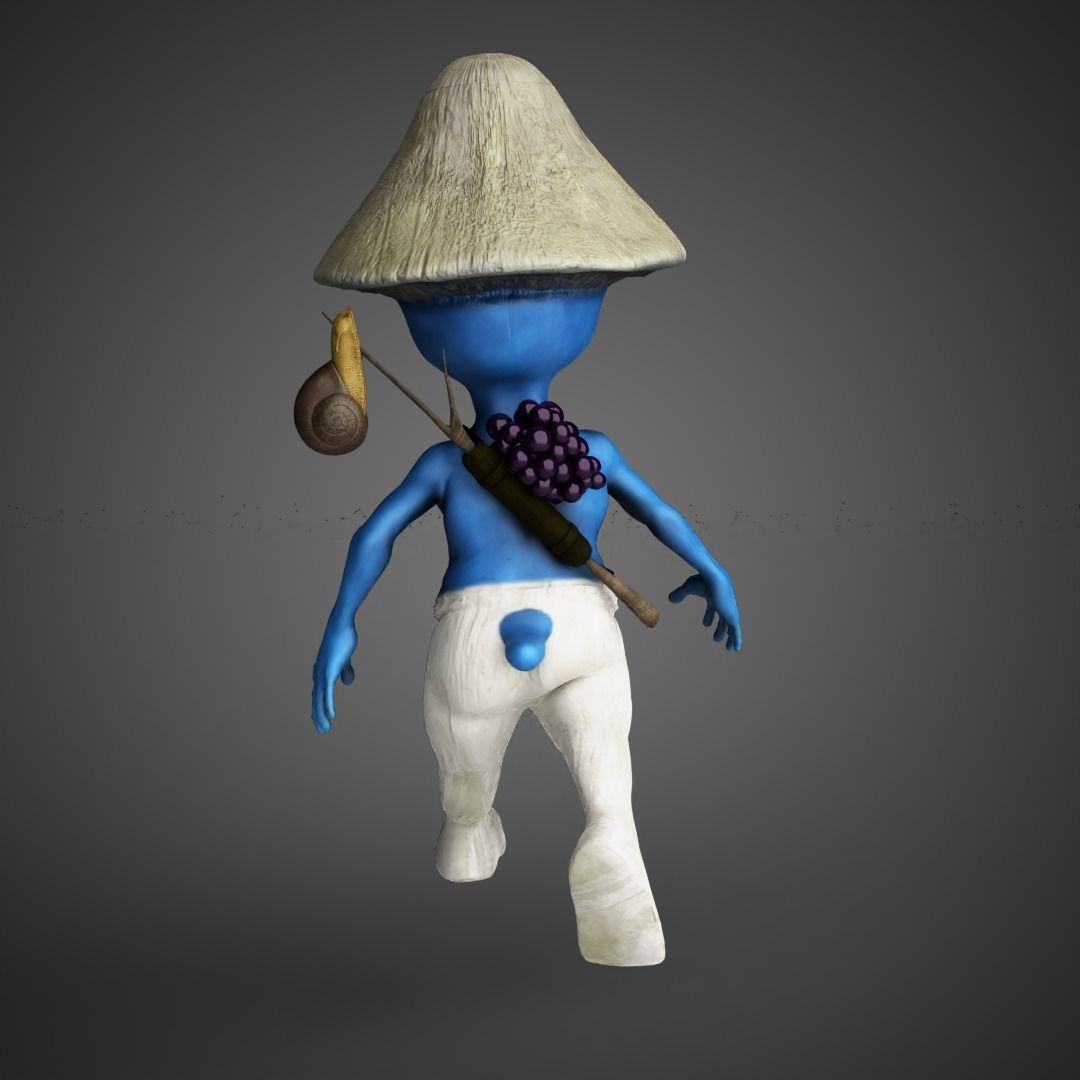 SMURF CAT 3D print model_3