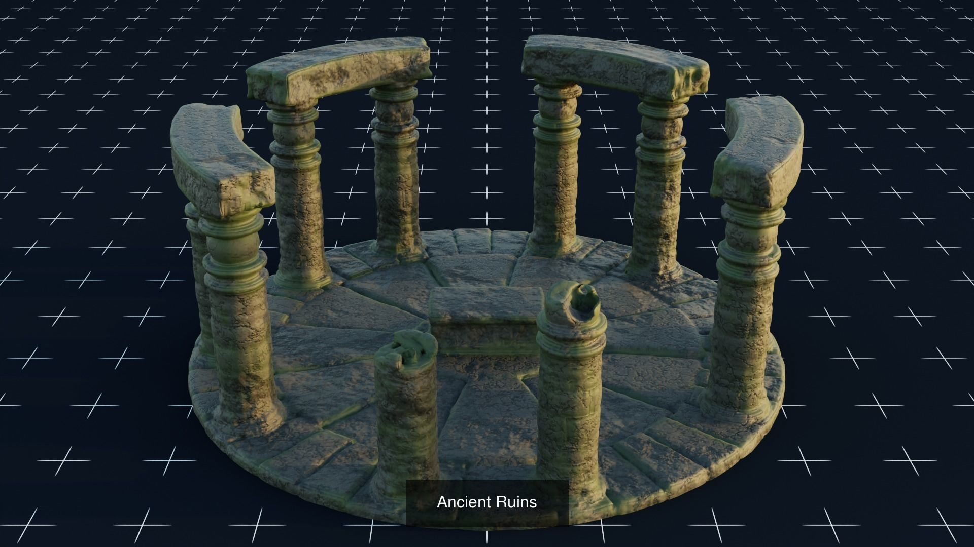 Ancient Ruins 3D Model Collection_2