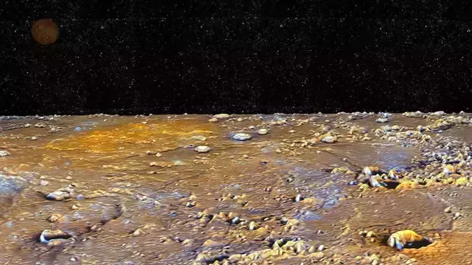 Mercury Surface 3D model