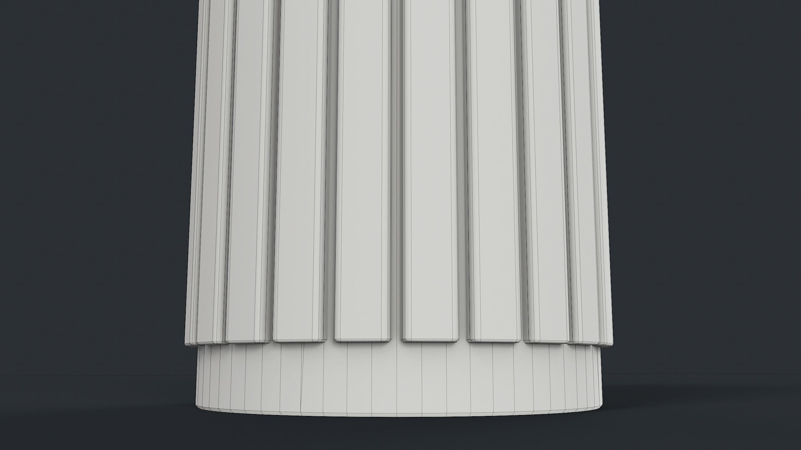 Street Trash Can 41 PBR Game Ready  Low-poly 3D model_20