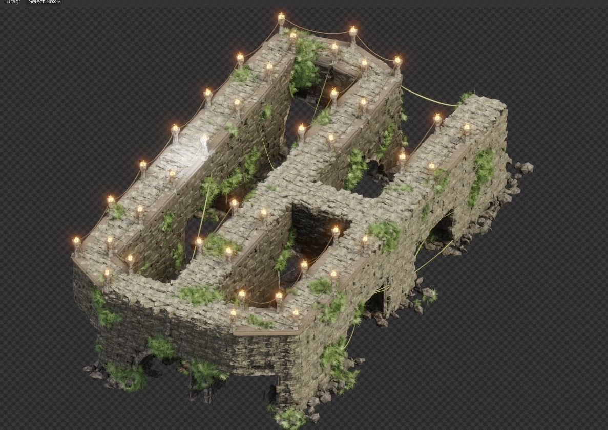 Blender - Medieval Procedural Generators Pack 3D model_8