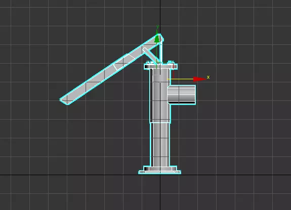 Hand Pump Low-poly 3D model