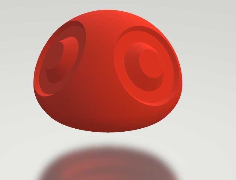  Simple Twist Open Mushroom 3D print model_5