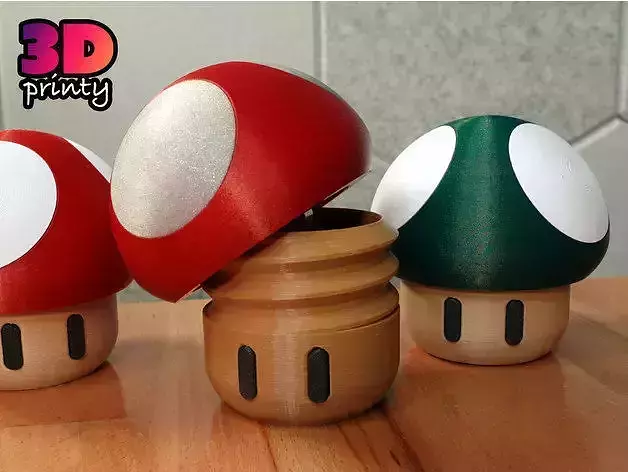  Simple Twist Open Mushroom 3D print model