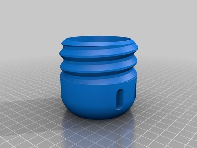  Simple Twist Open Mushroom 3D print model_4