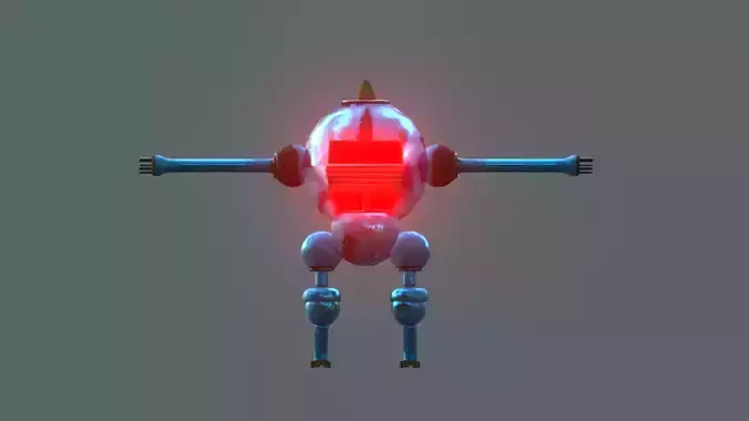 Simple robot 3D model