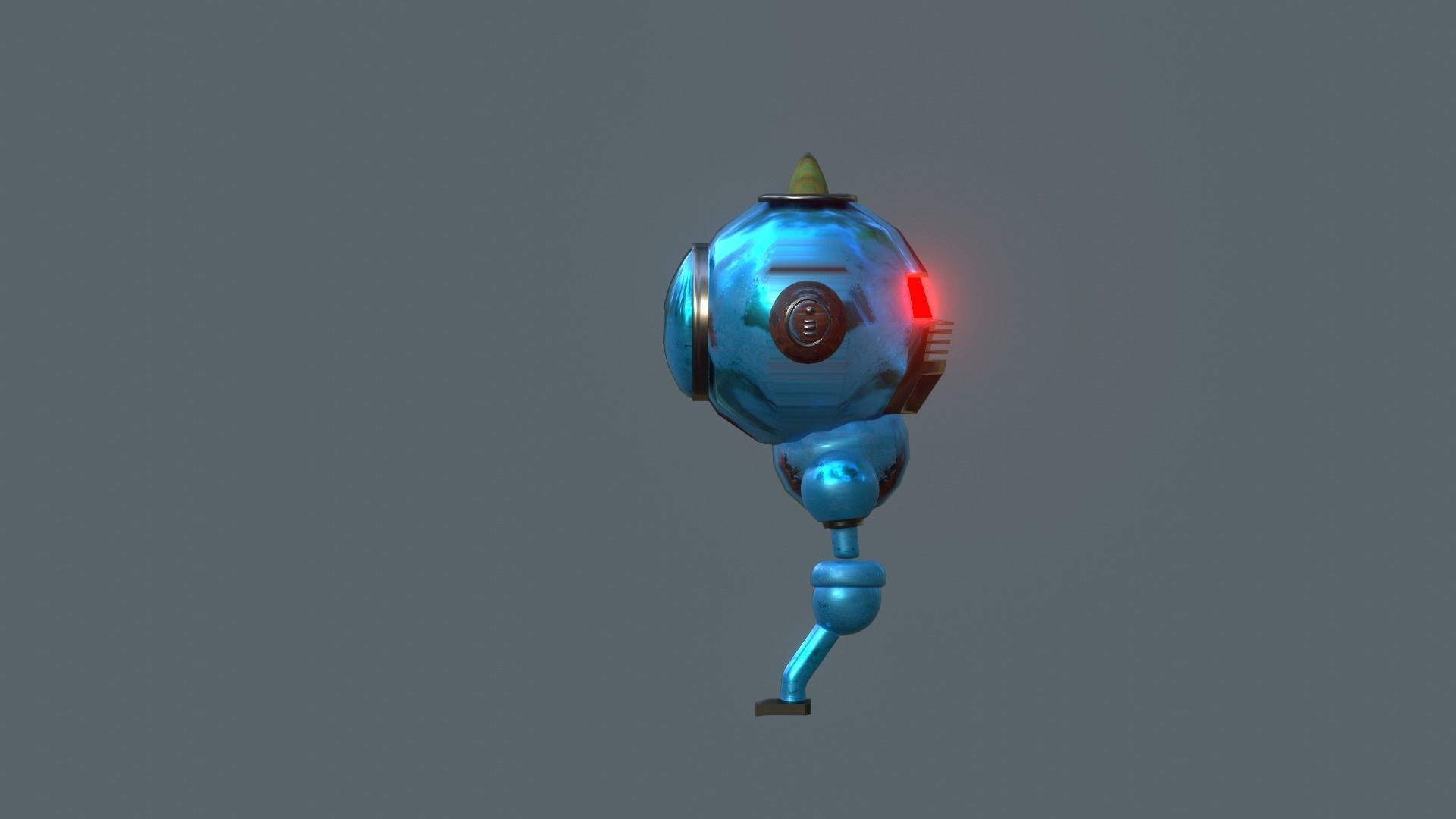 Simple robot 3D model_2