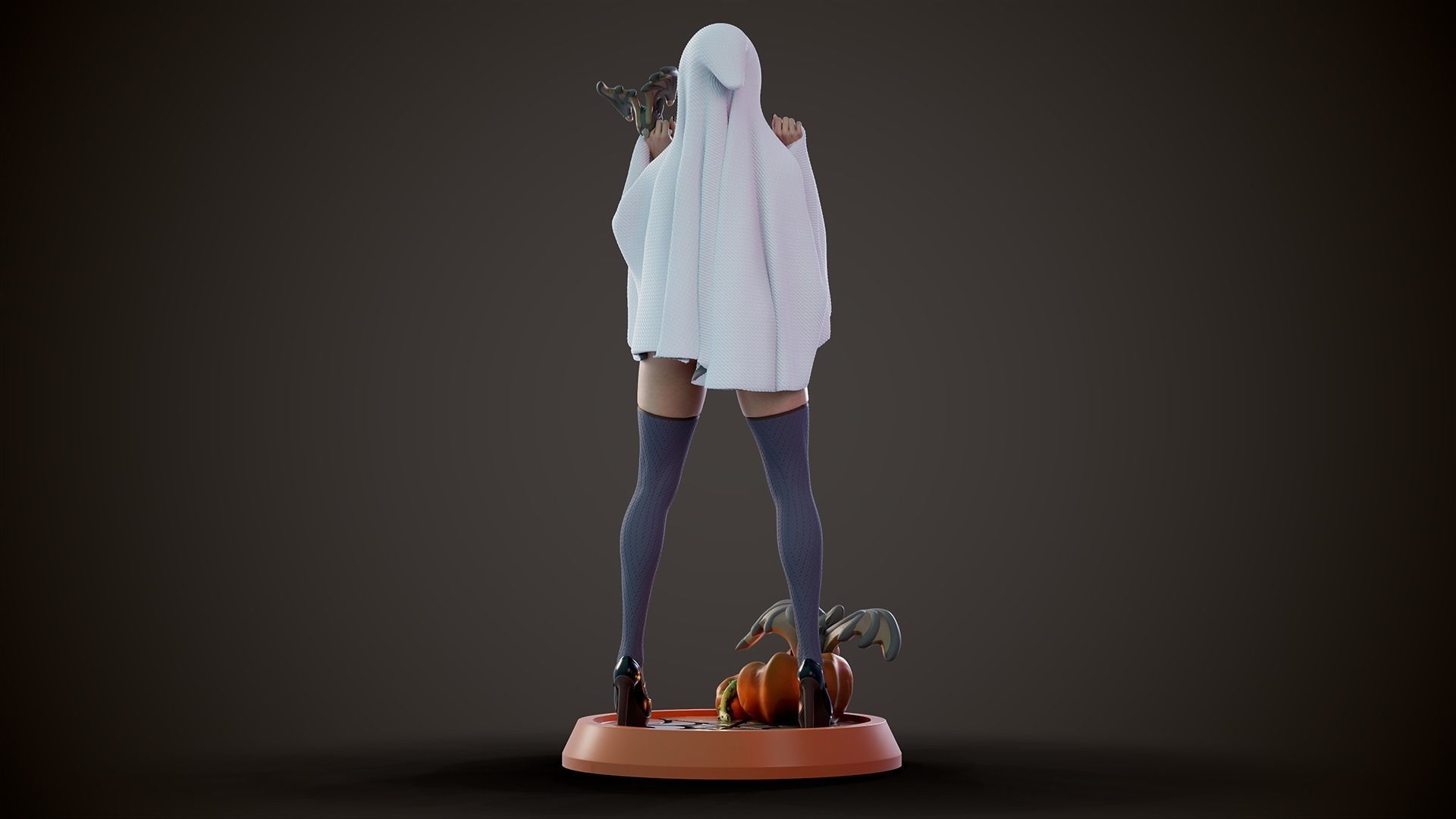 3D Print model - Cute ghost - c 3D print model_7