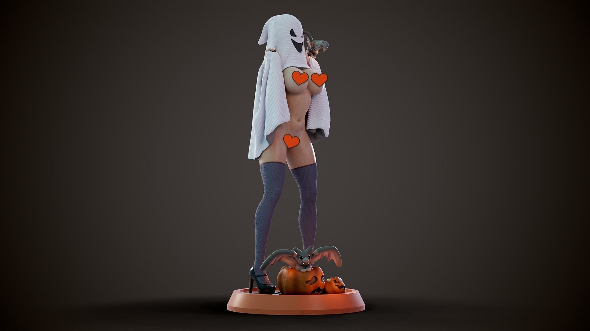 3D Print model - Cute ghost - c 3D print model_4