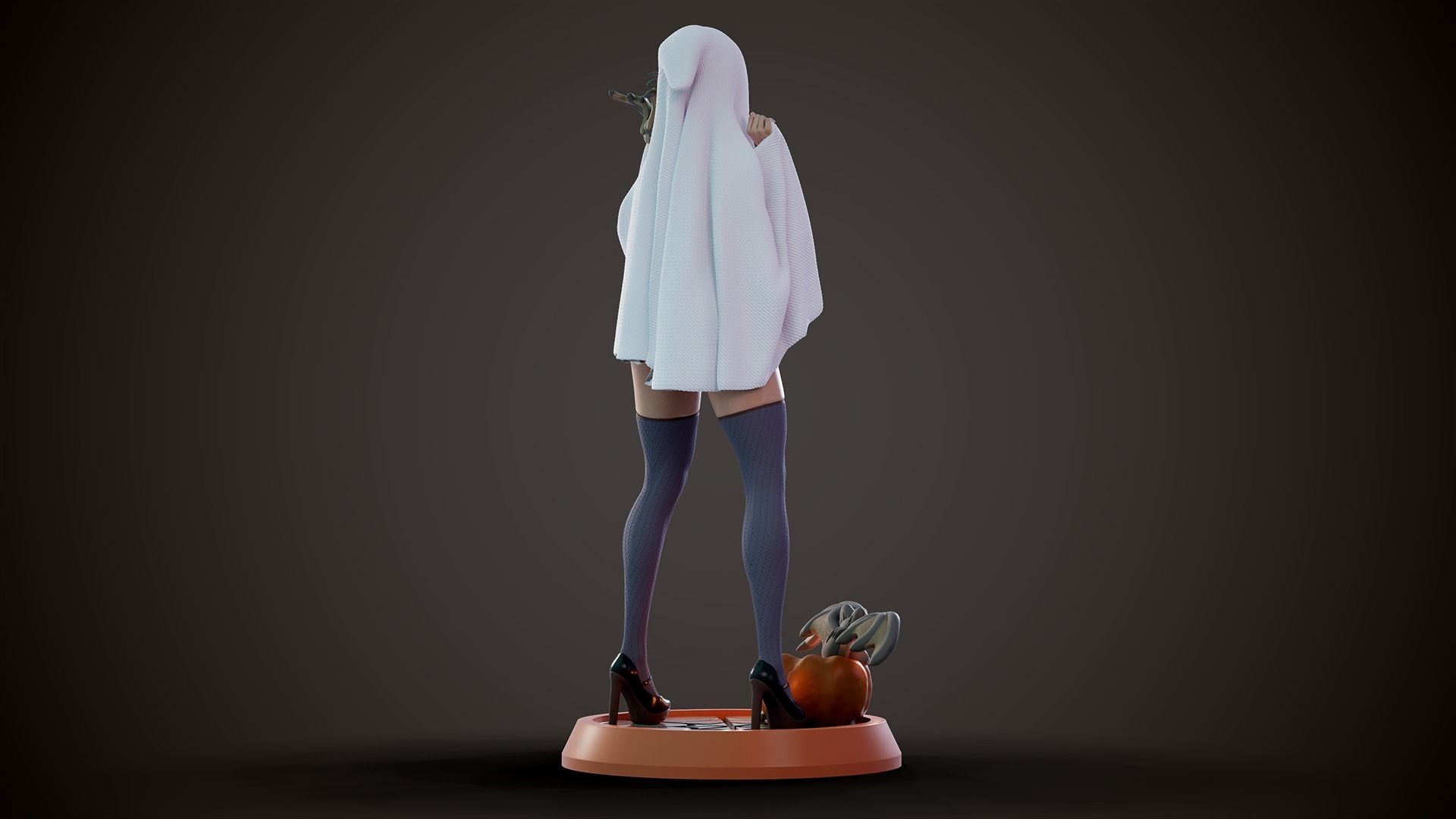 3D Print model - Cute ghost - c 3D print model_6