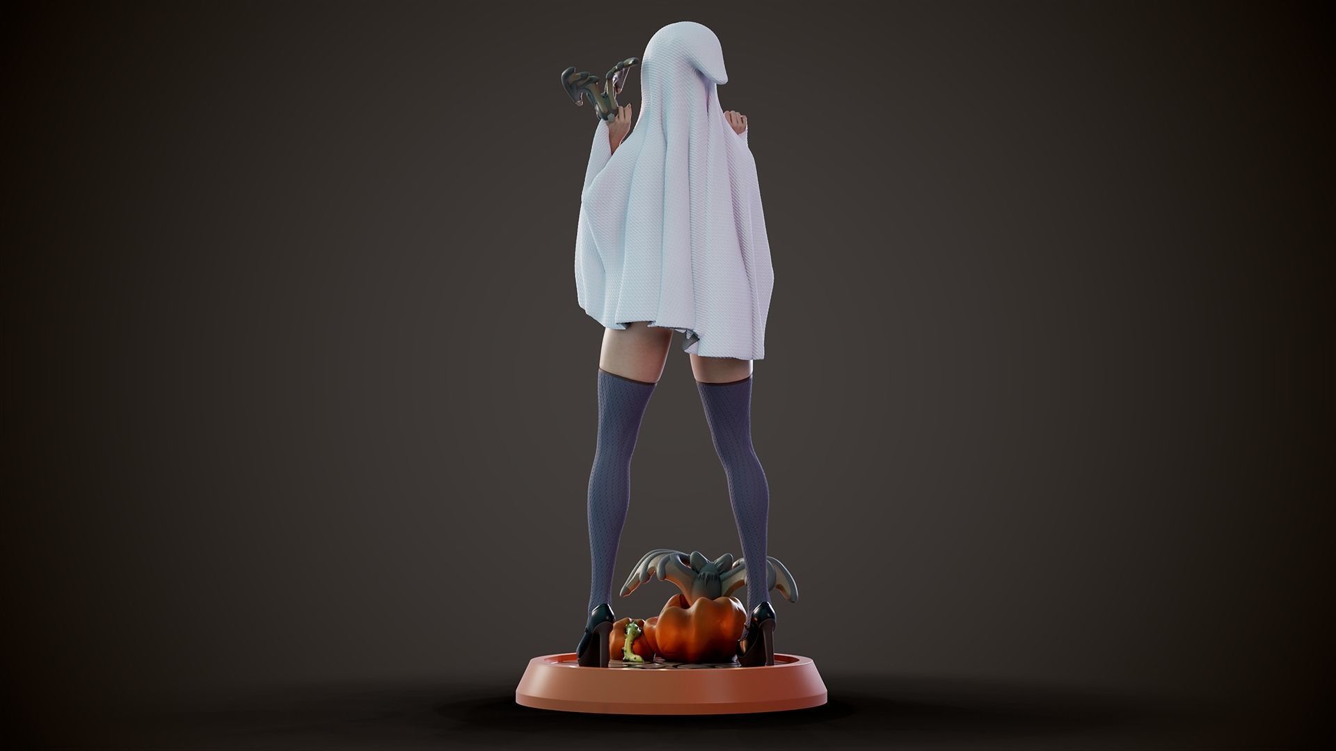 3D Print model - Cute ghost - c 3D print model_8