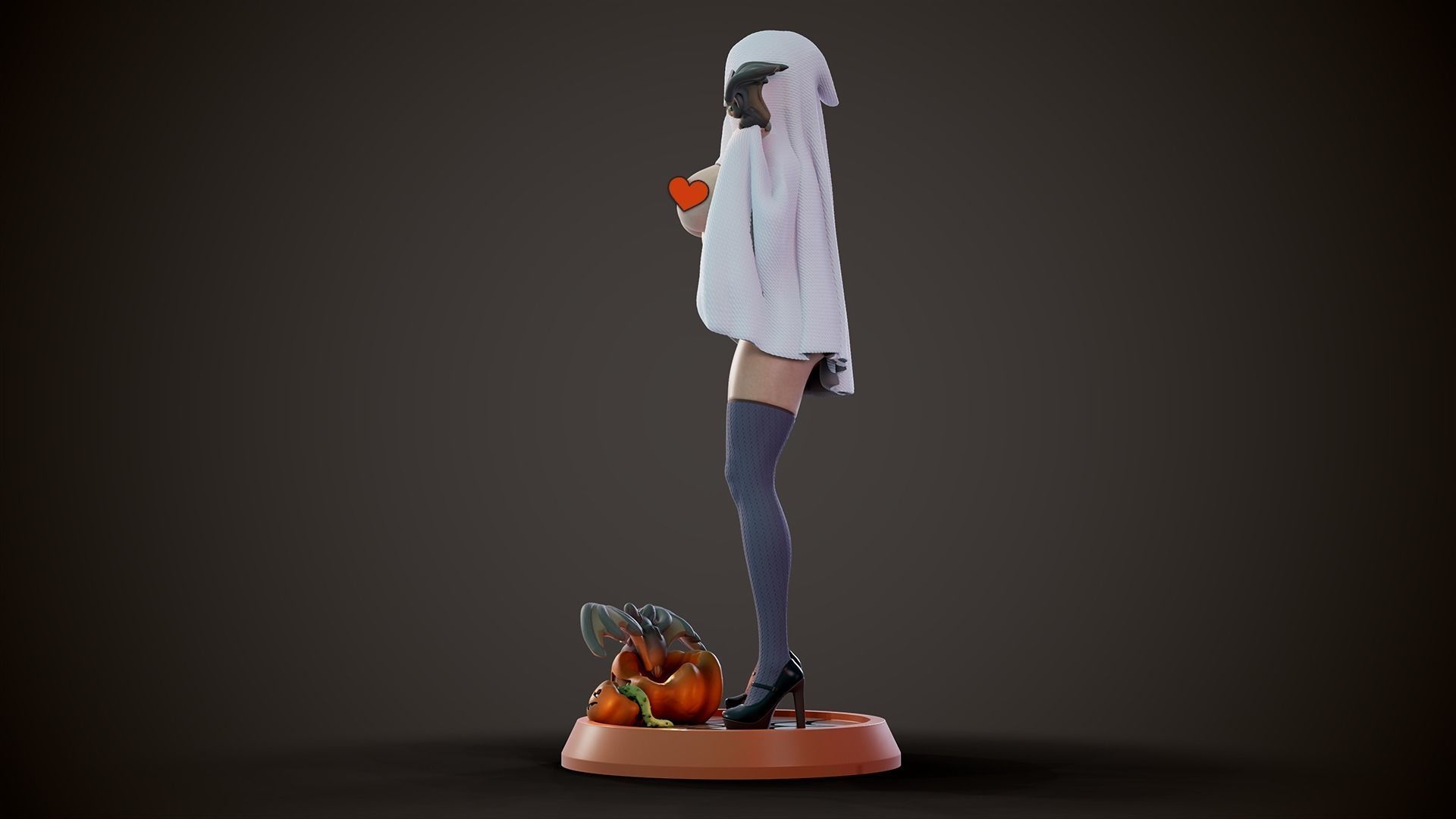3D Print model - Cute ghost - c 3D print model_10