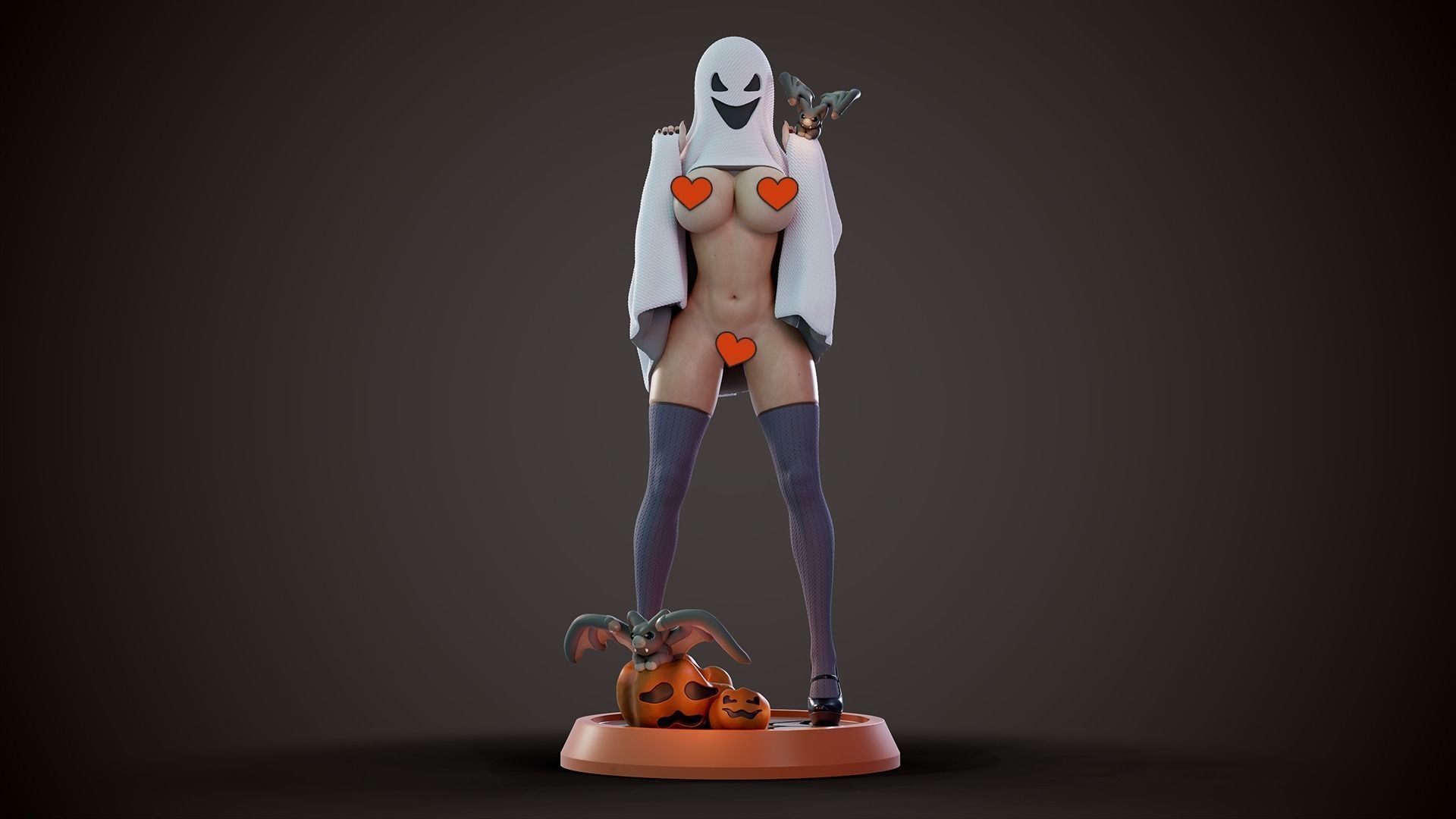 3D Print model - Cute ghost - c 3D print model_12