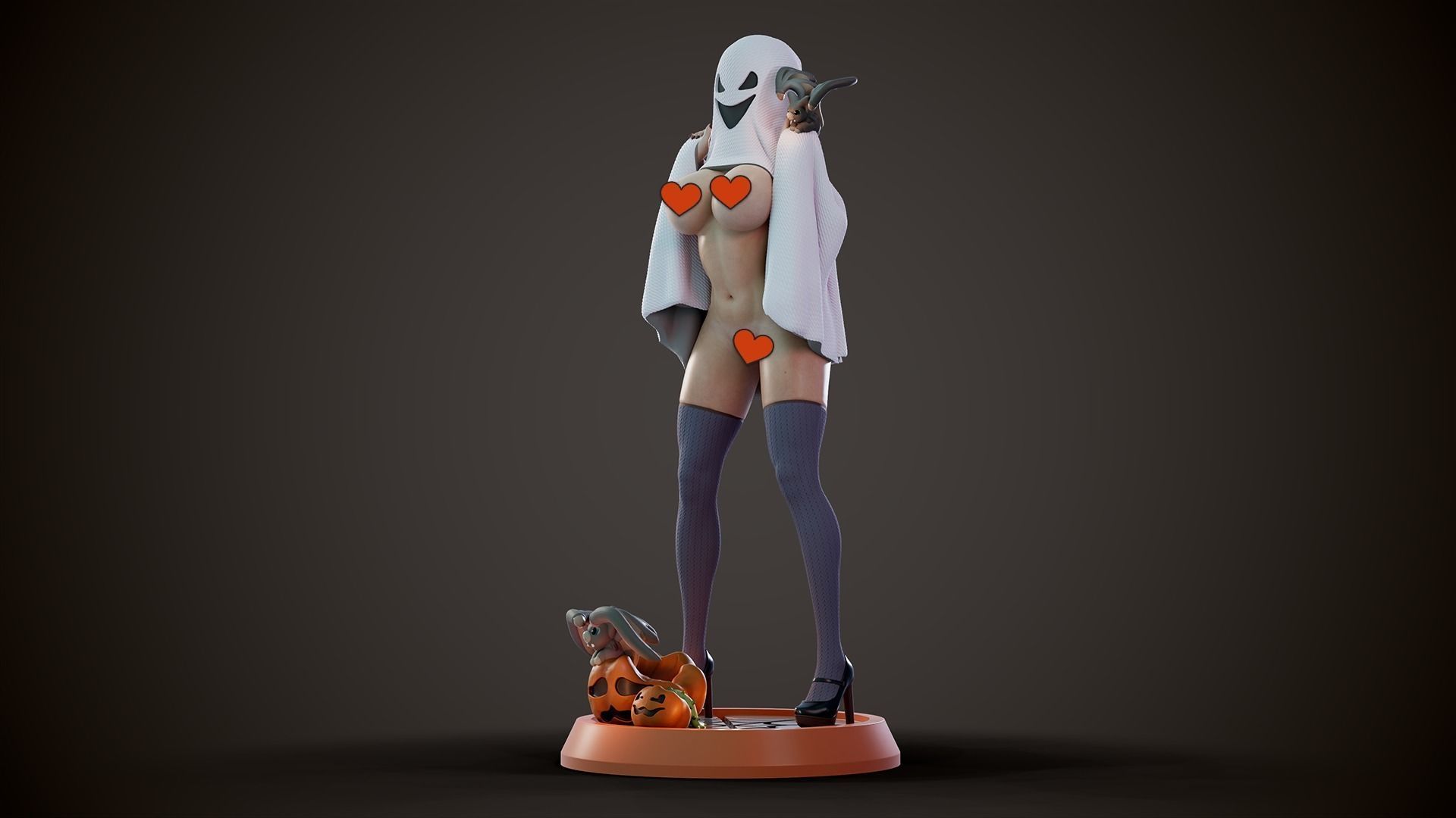 3D Print model - Cute ghost - c 3D print model_11