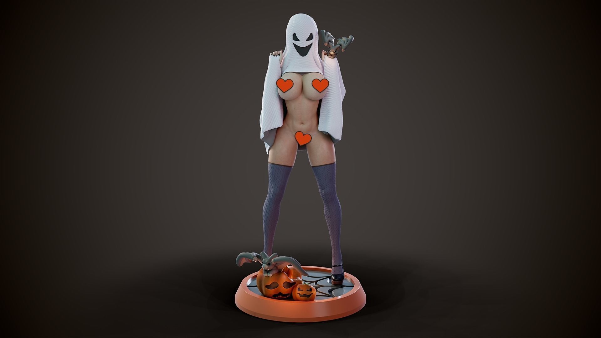 3D Print model - Cute ghost - c 3D print model_13