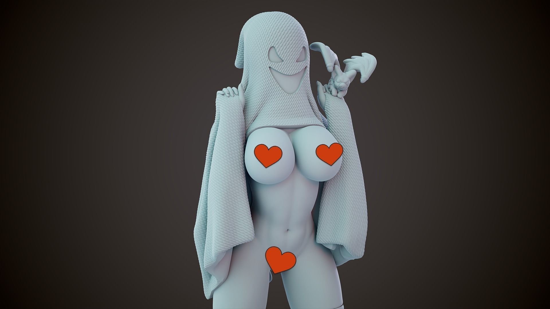 3D Print model - Cute ghost - c 3D print model_18