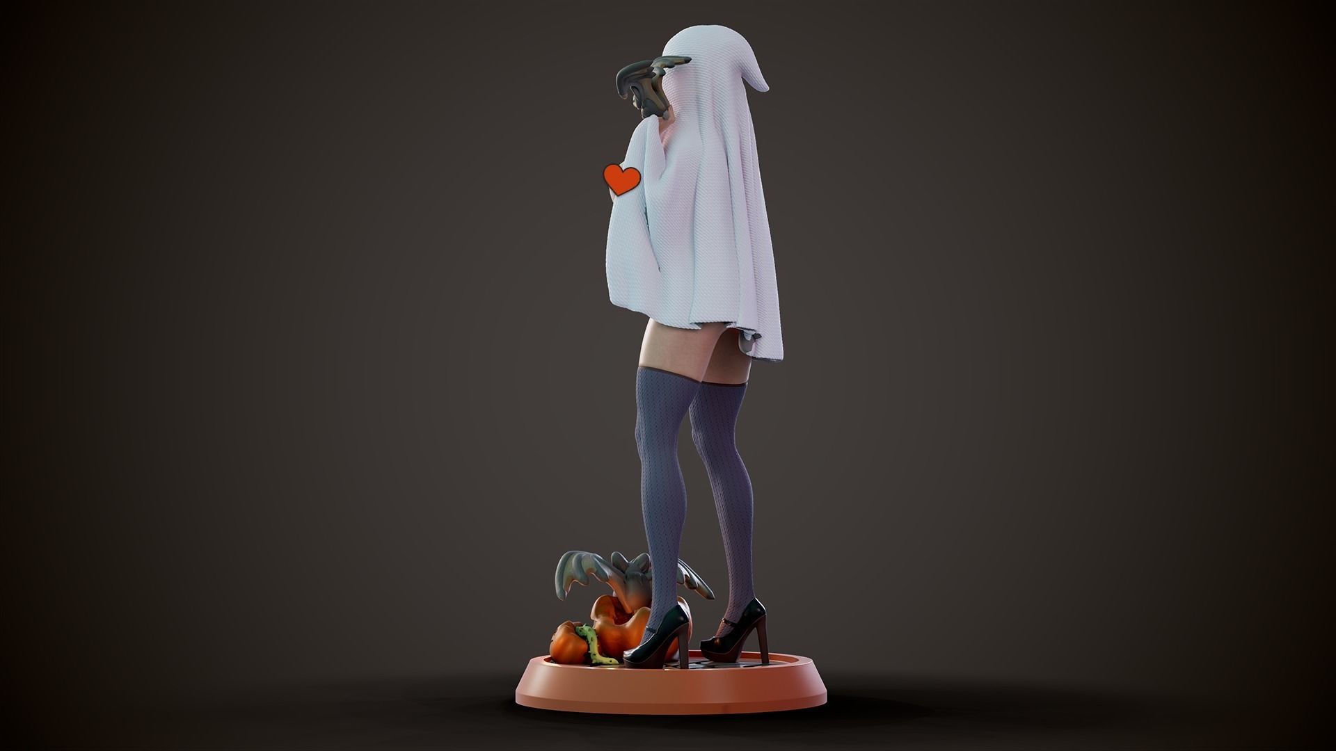 3D Print model - Cute ghost - c 3D print model_9