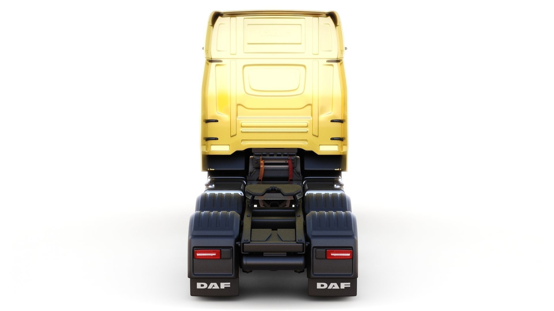 DAF XG semi truck with trailer 3D model_7