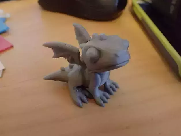 Cute Dragon - more easy printing 3D print model