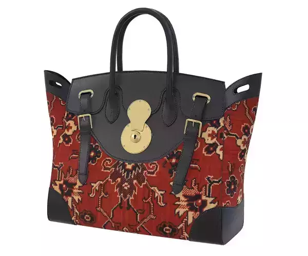 Ralph Lauren Ricky Bag Carpet Low-poly 3D model