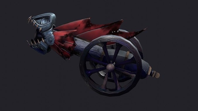 canon Low-poly 3D model