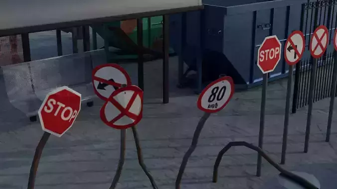 City assets 3D model