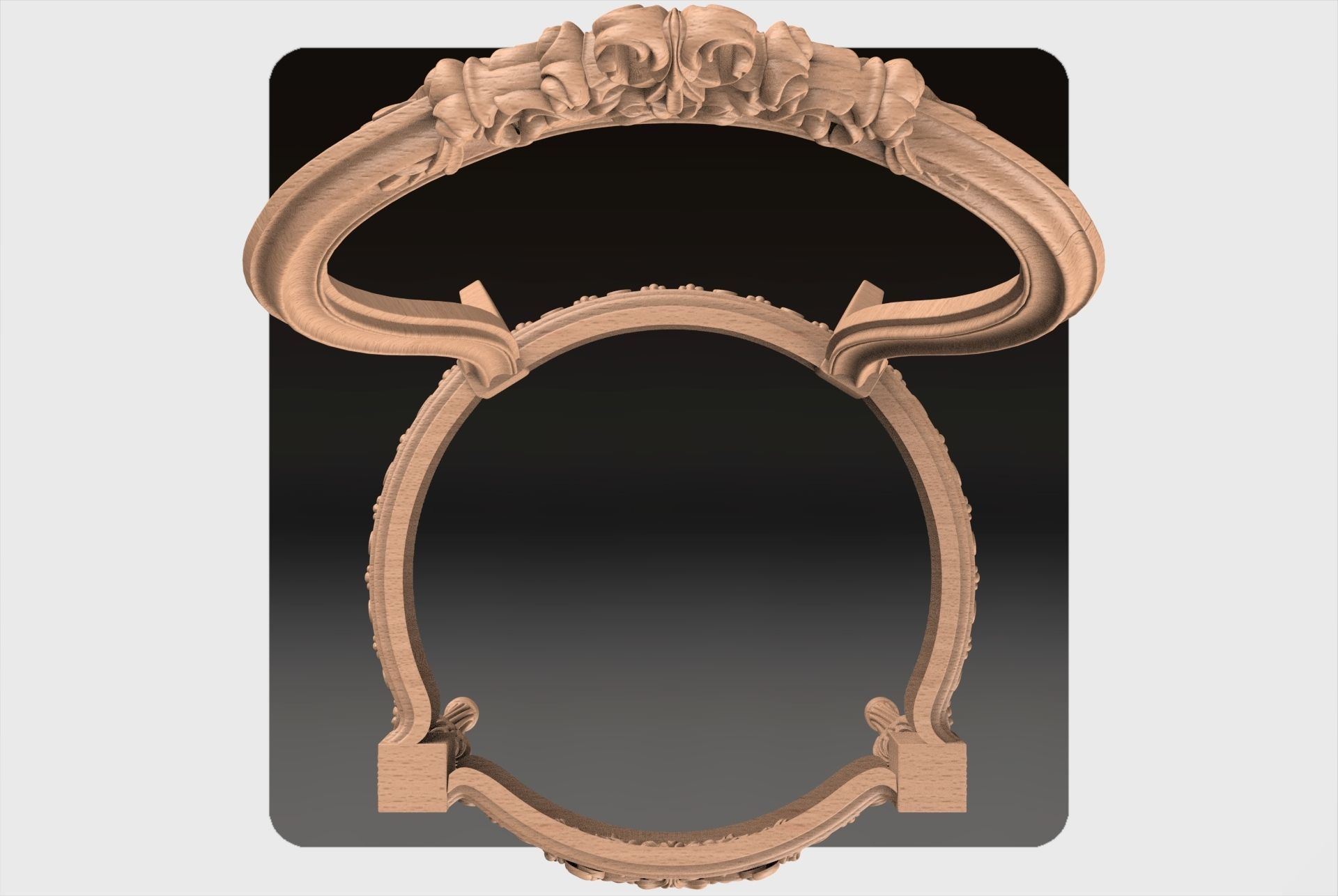 Carved Chair for cnc 15 3D model_5