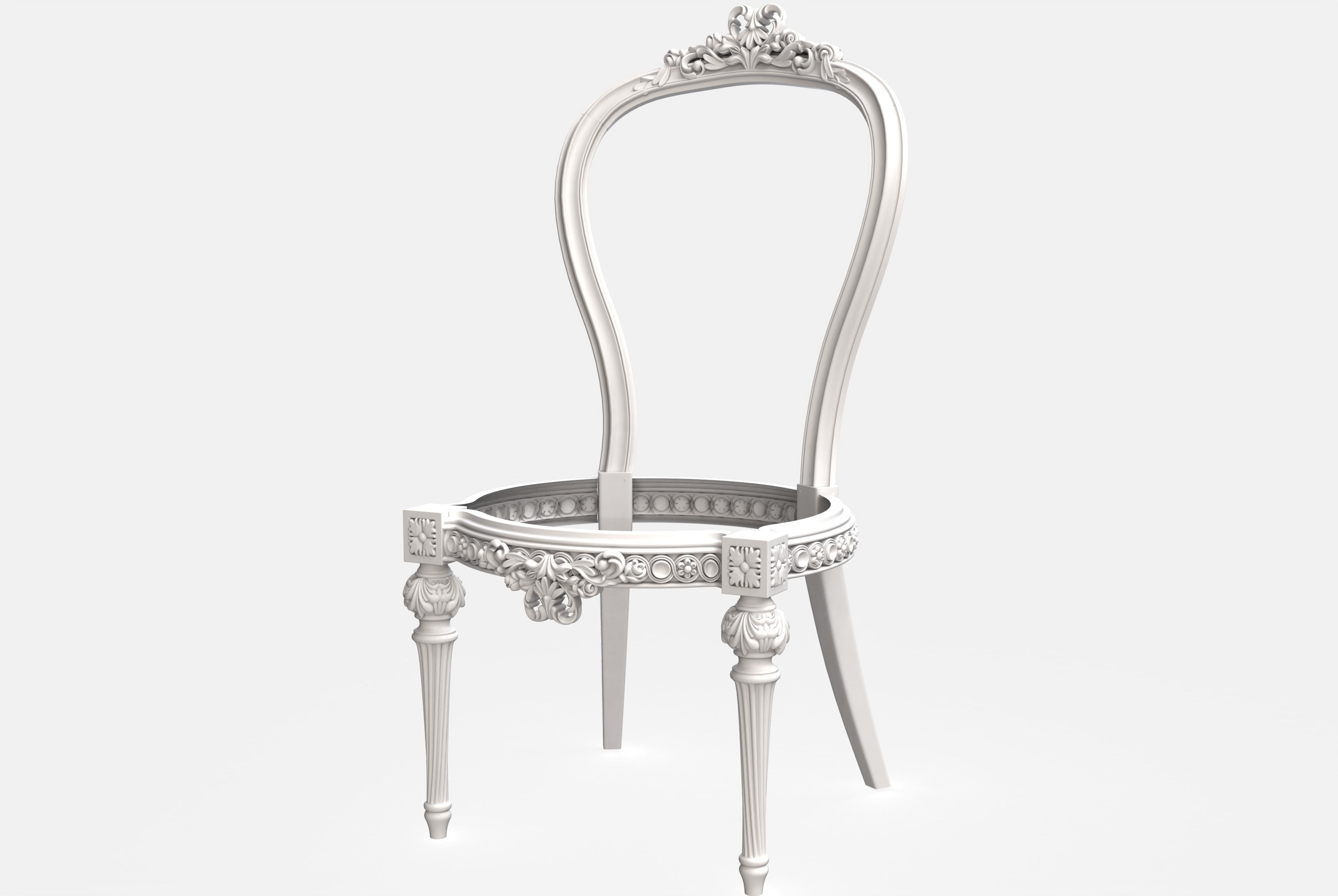 Carved Chair for cnc 15 3D model_6