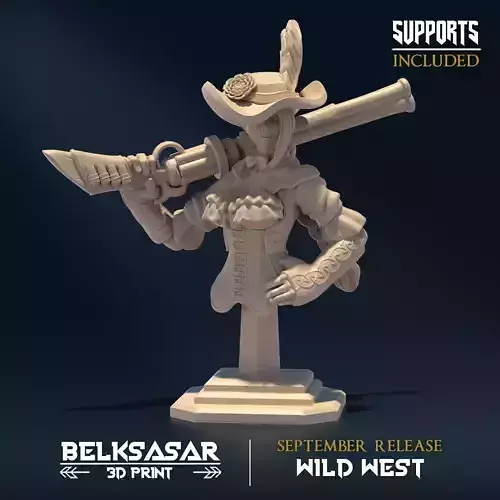 Courtesan Bust 3D print model