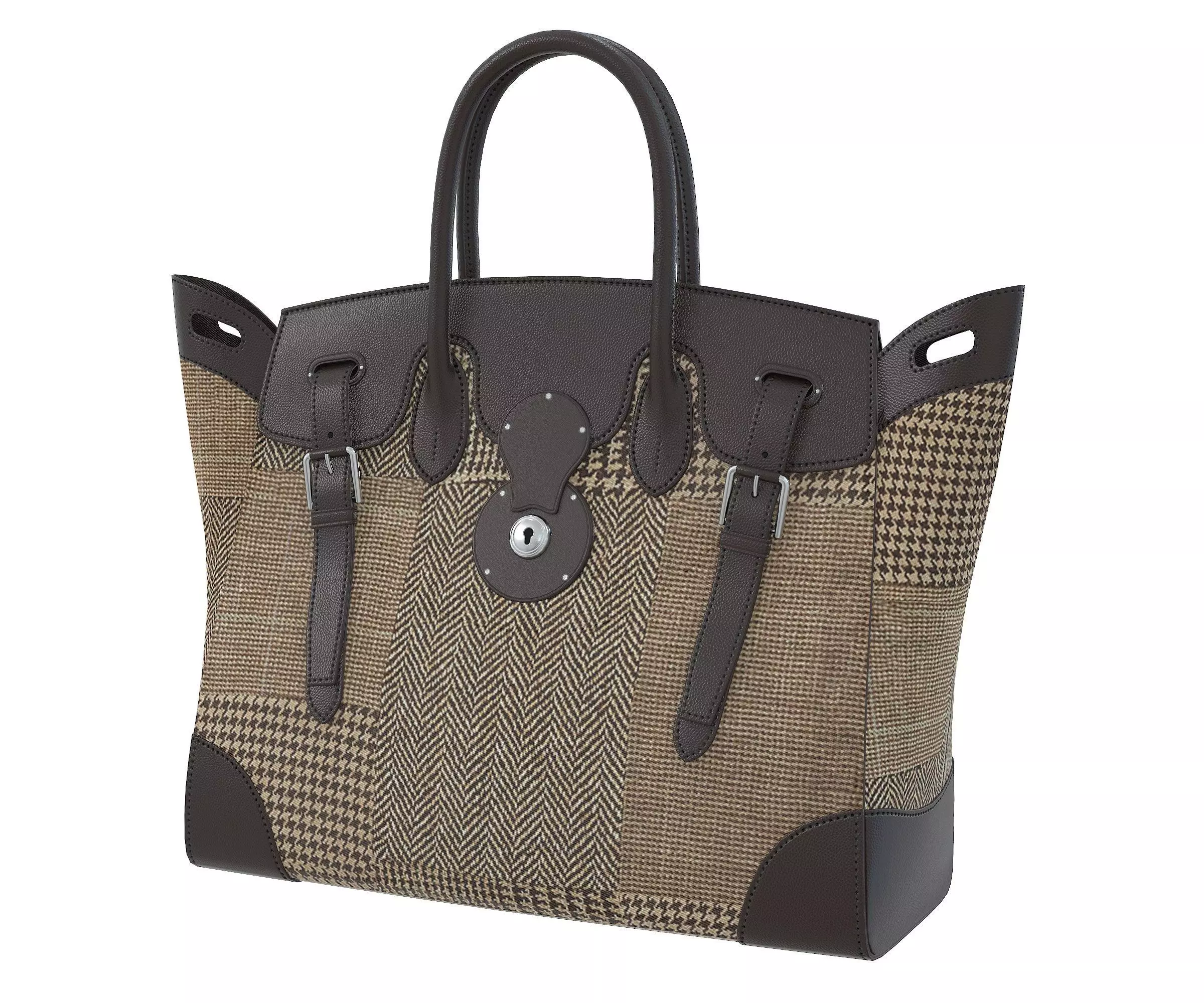 Ralph Lauren Ricky Bag Suit Patchwork Low-poly 3D model_0