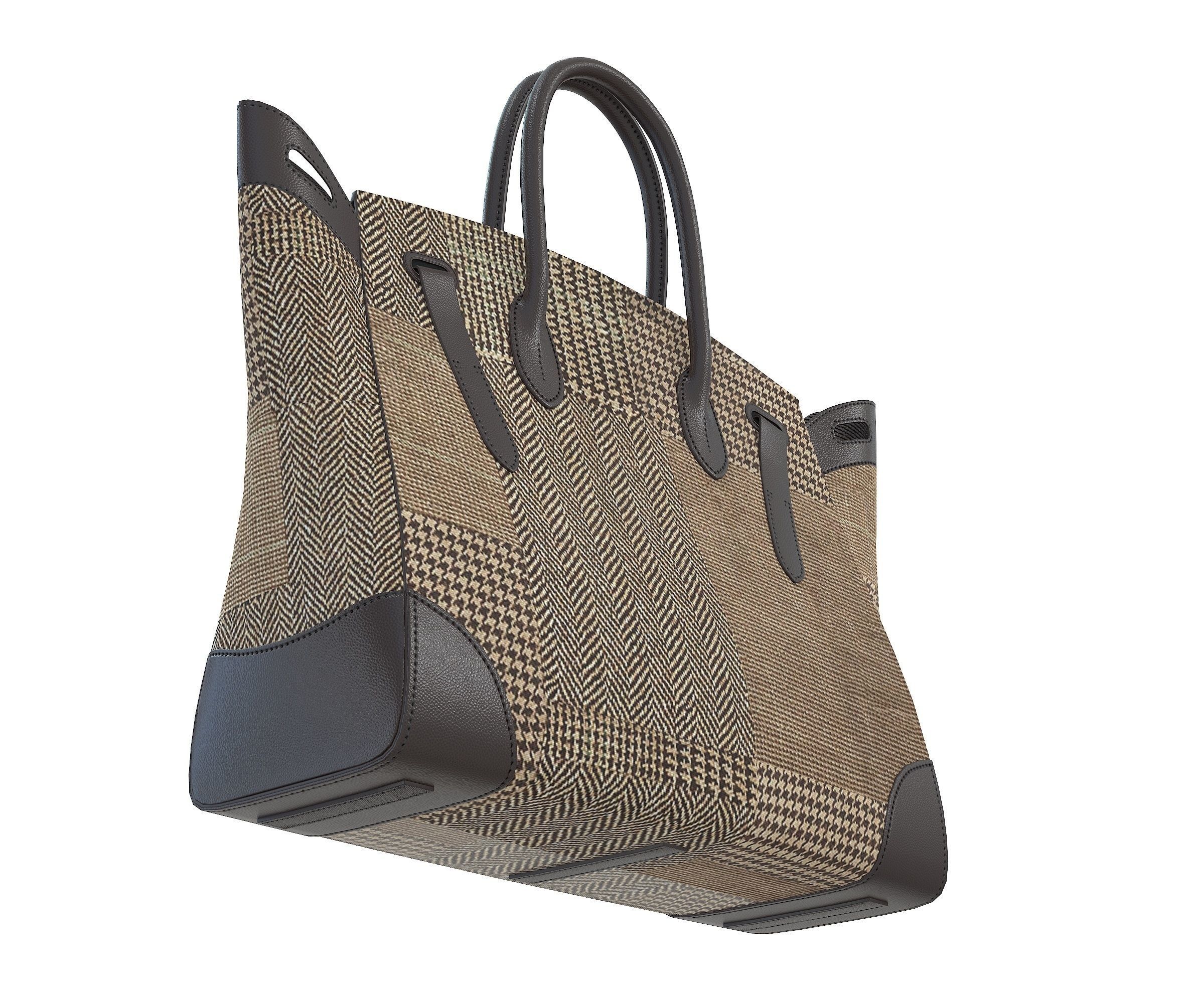 Ralph Lauren Ricky Bag Suit Patchwork Low-poly 3D model_3