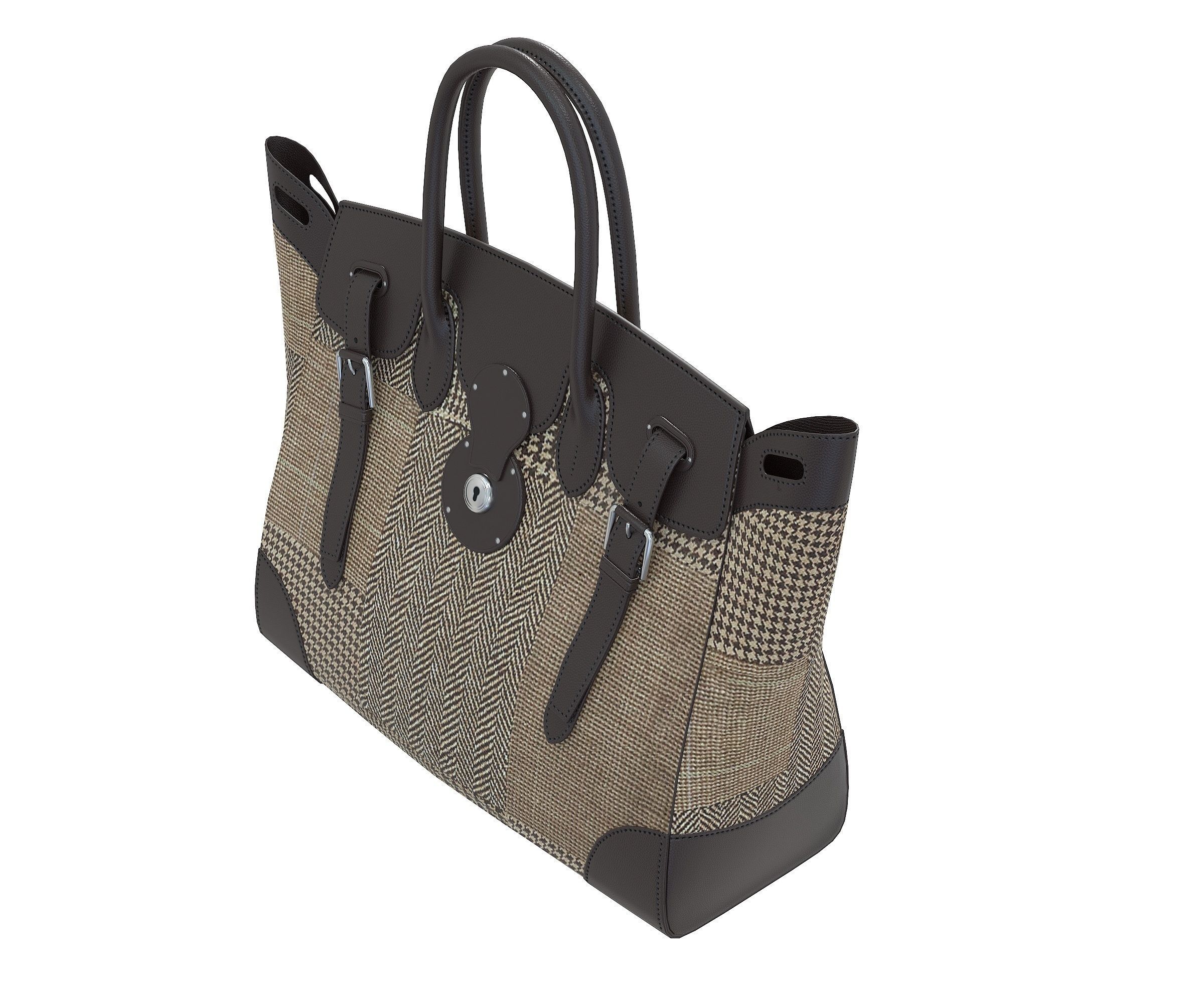Ralph Lauren Ricky Bag Suit Patchwork Low-poly 3D model_4
