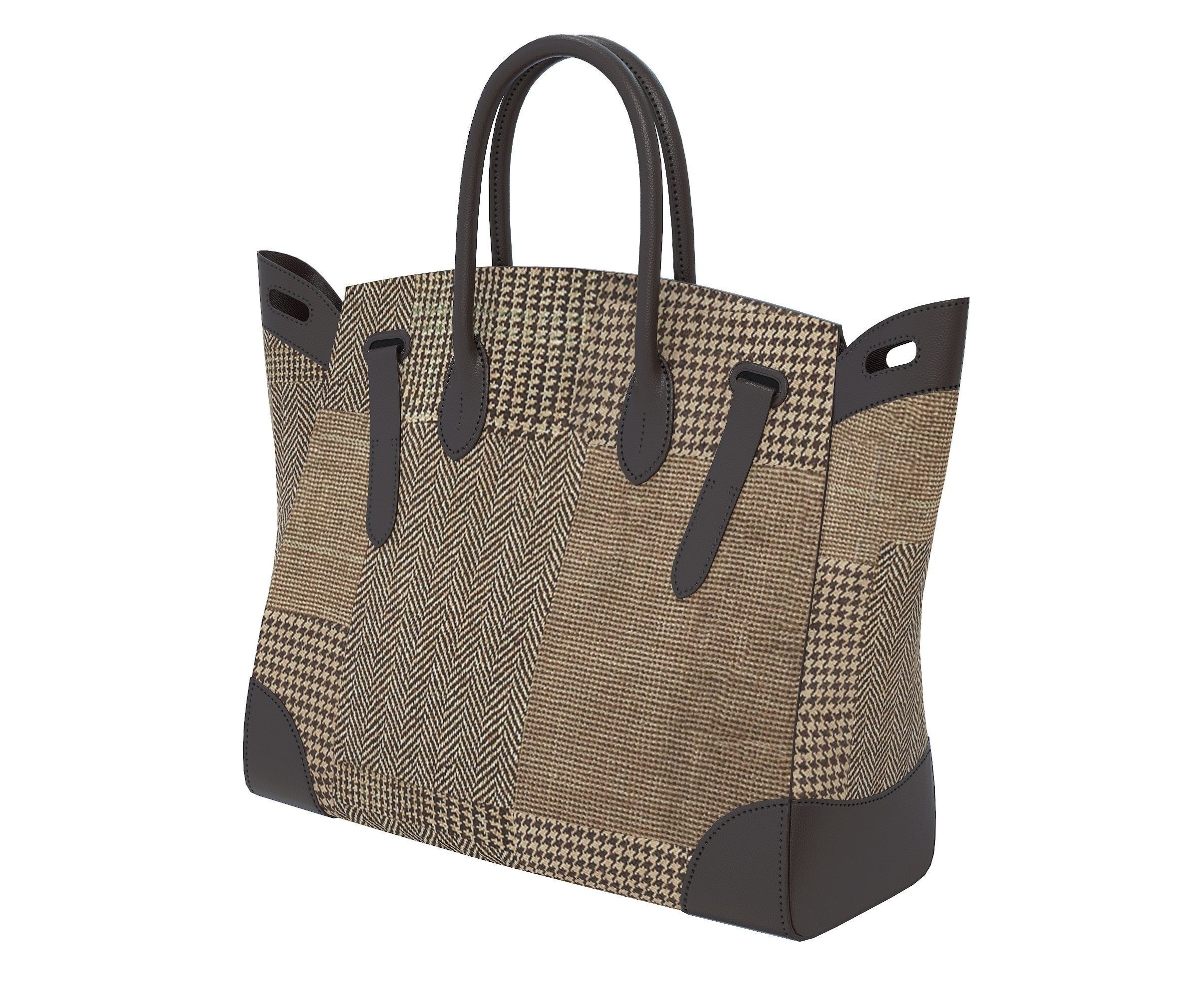 Ralph Lauren Ricky Bag Suit Patchwork Low-poly 3D model_2