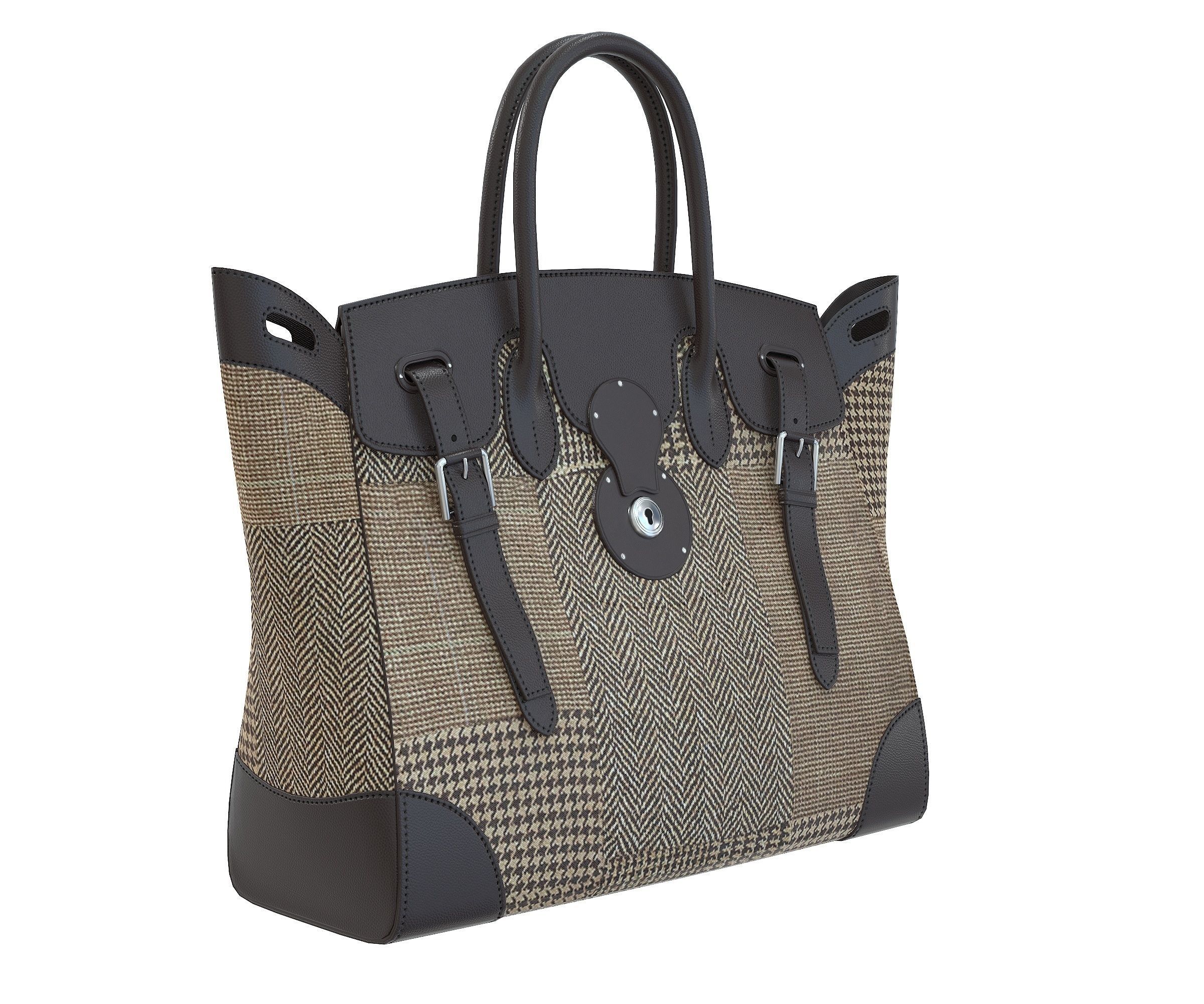 Ralph Lauren Ricky Bag Suit Patchwork Low-poly 3D model_1