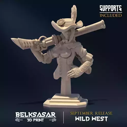 Courtesan Bust Topless 3D print model