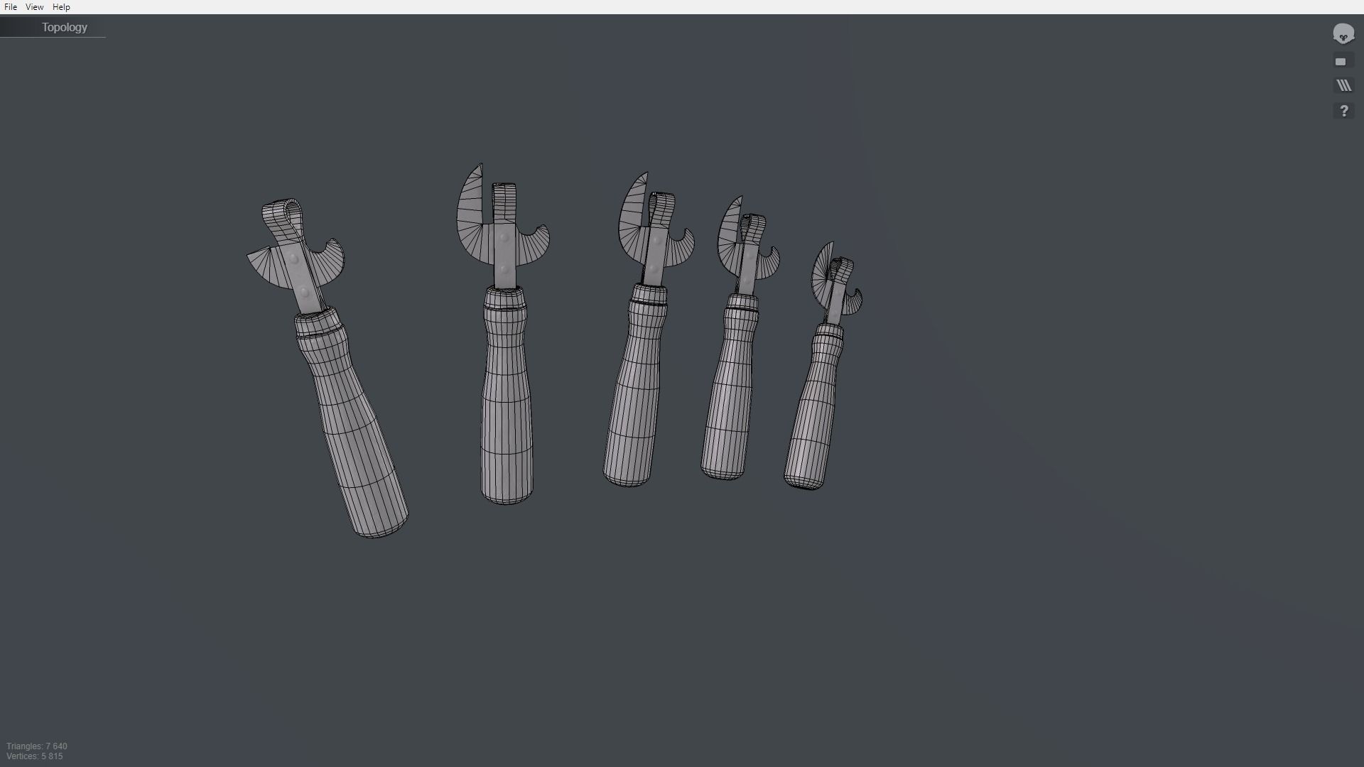 Pack can opener Low-poly 3D model_40