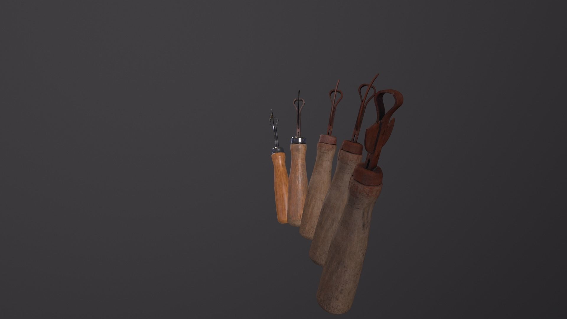Pack can opener Low-poly 3D model_18