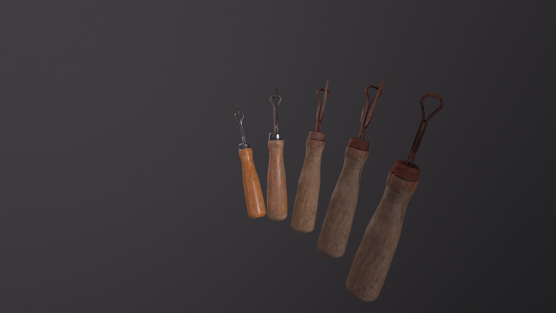 Pack can opener Low-poly 3D model_19
