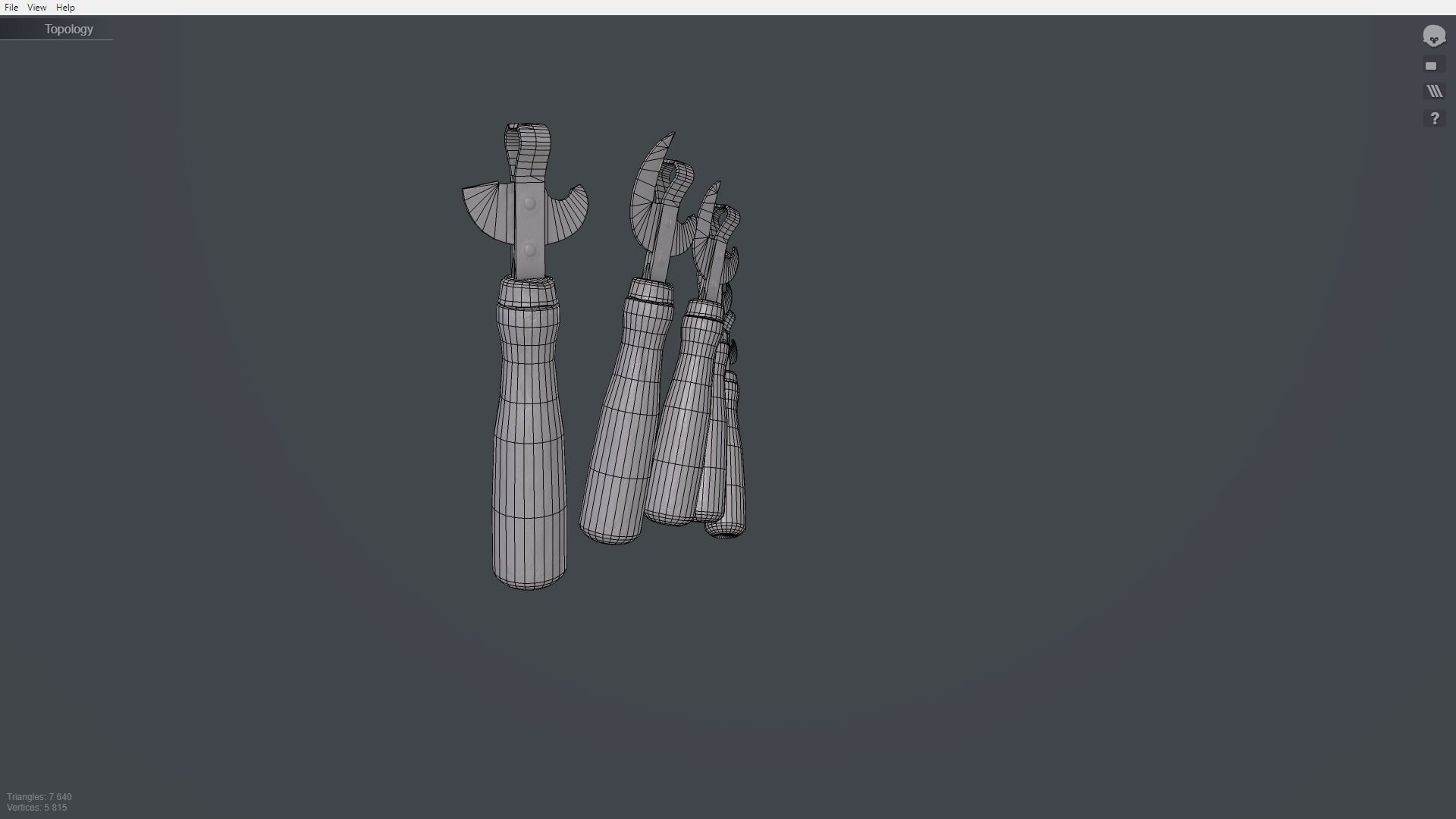 Pack can opener Low-poly 3D model_38