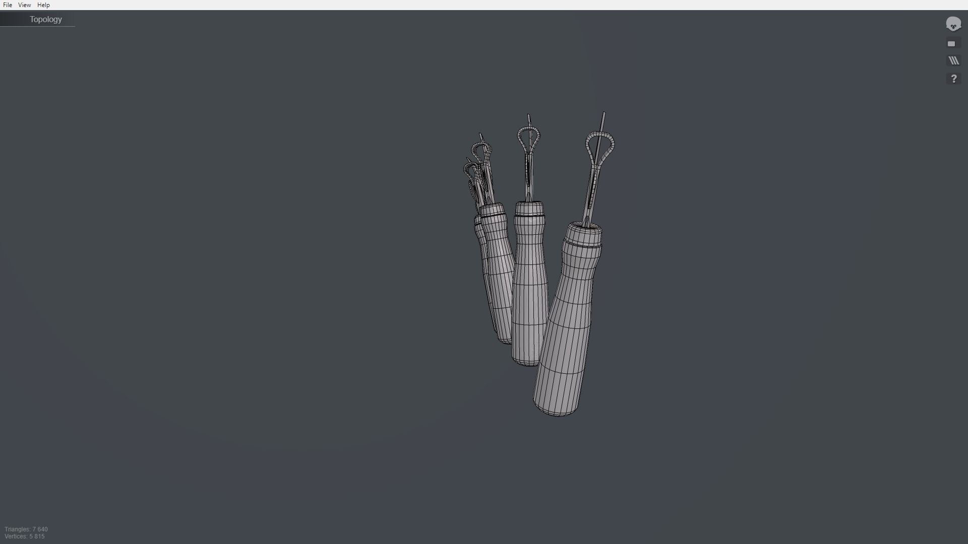 Pack can opener Low-poly 3D model_46