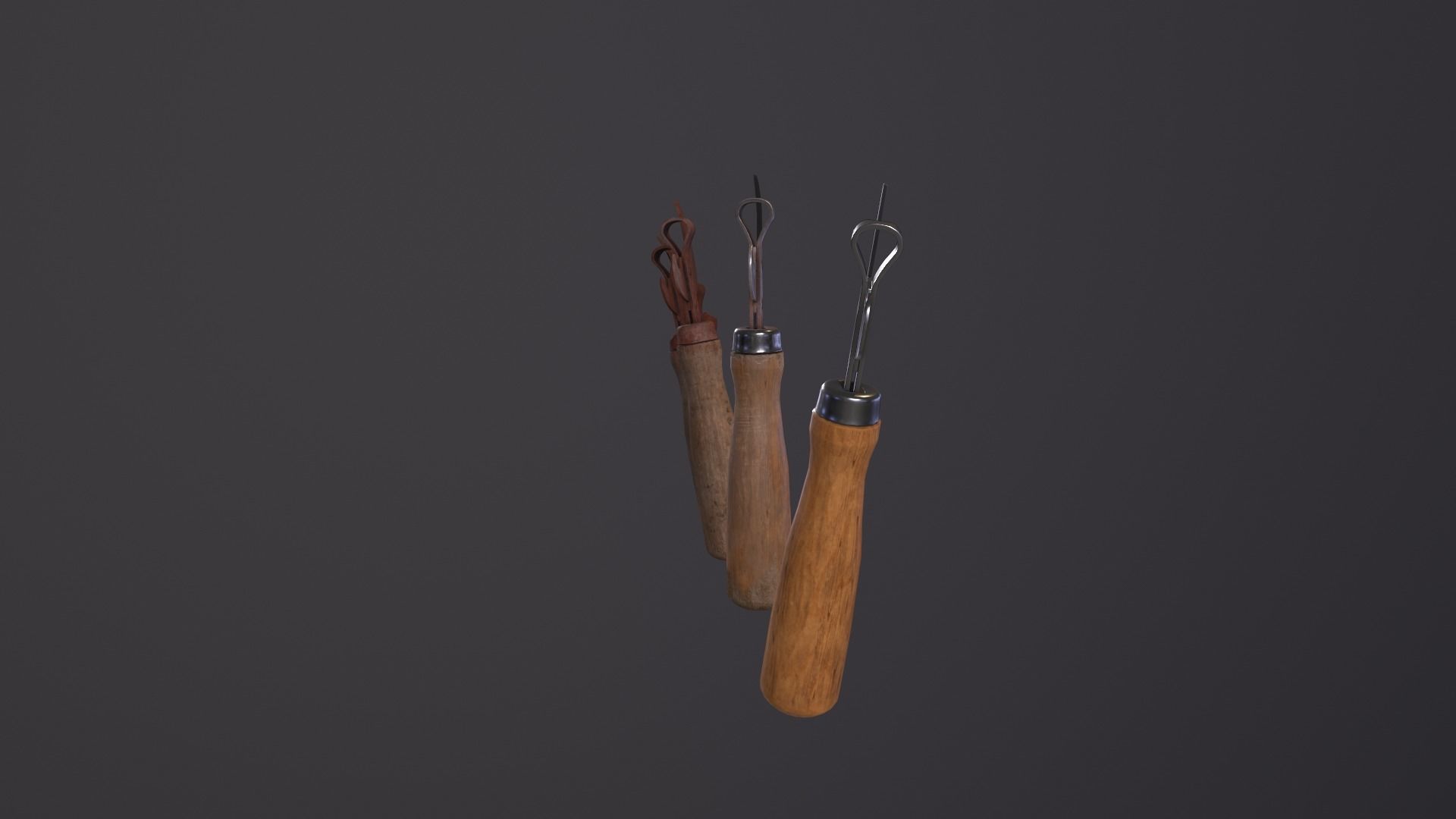 Pack can opener Low-poly 3D model_7