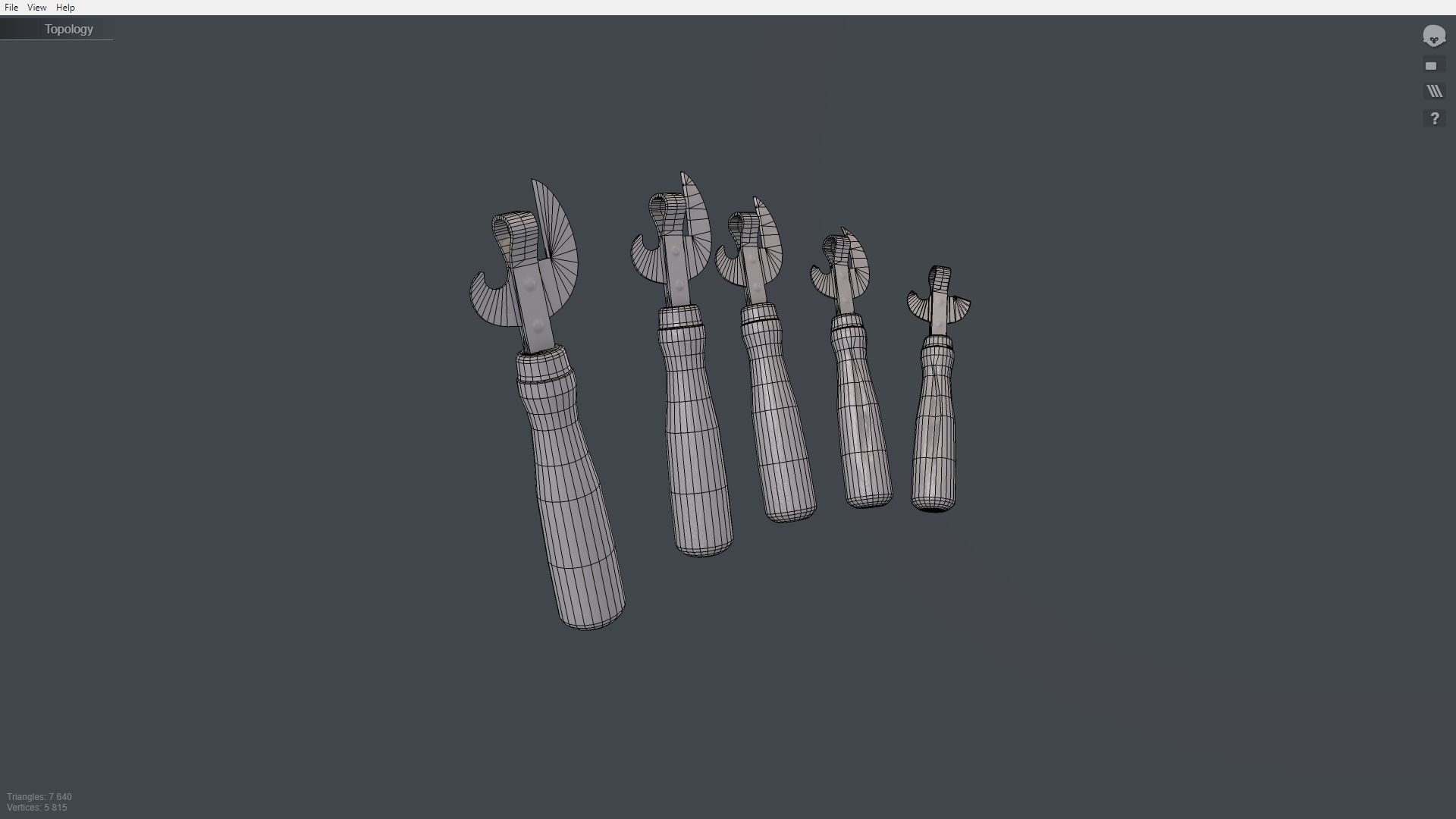 Pack can opener Low-poly 3D model_30