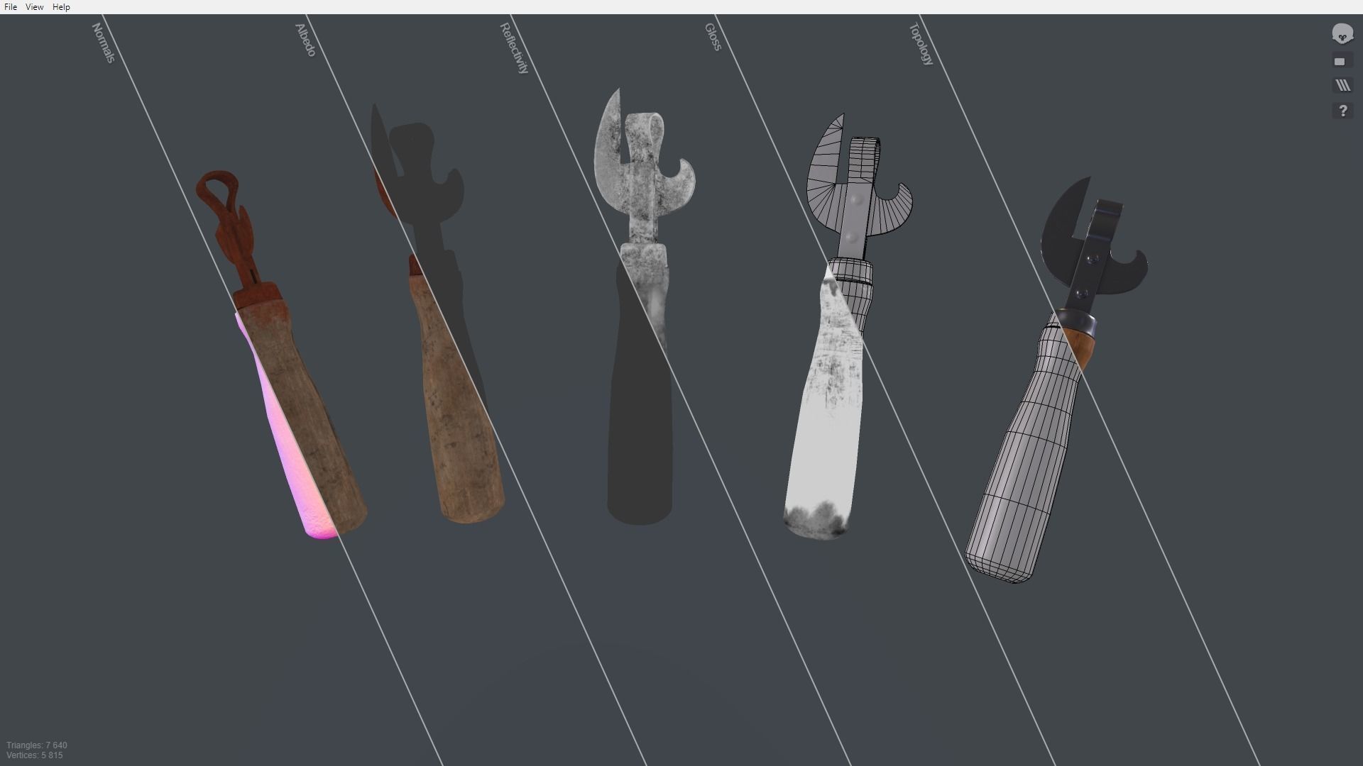 Pack can opener Low-poly 3D model_26