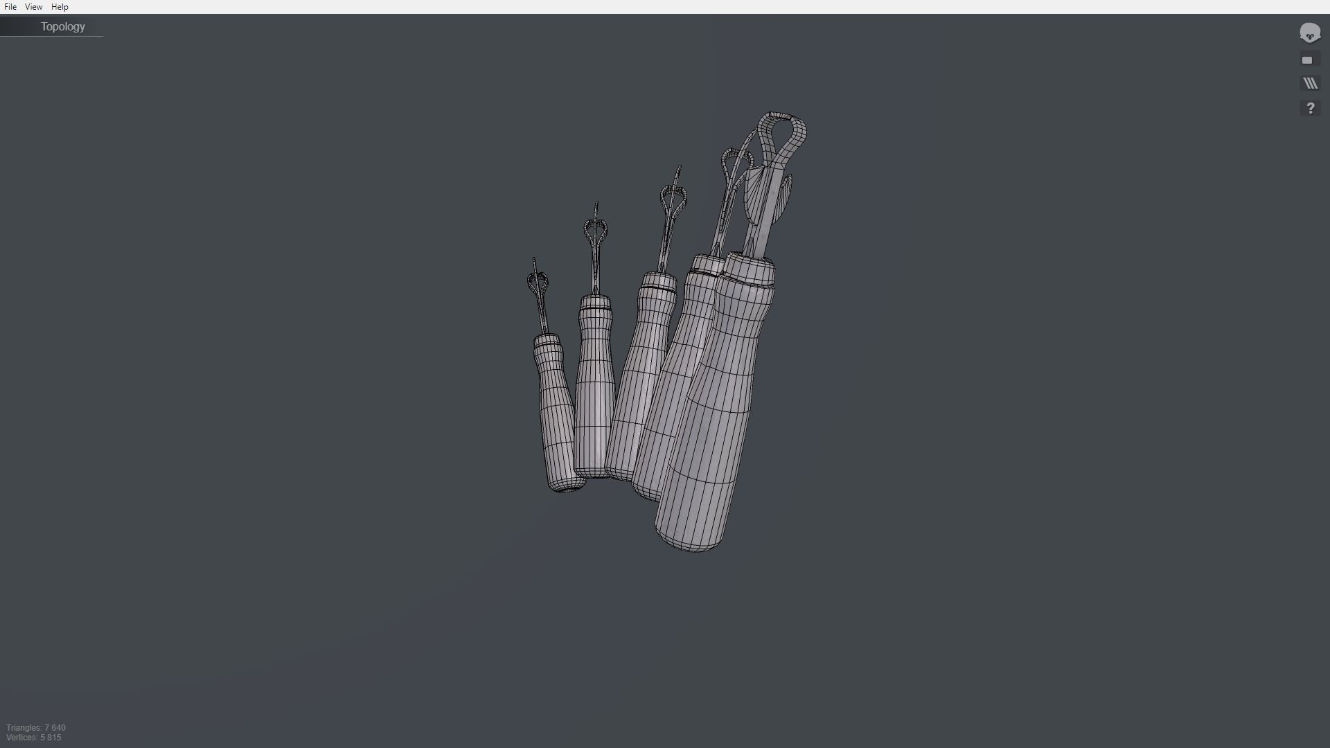 Pack can opener Low-poly 3D model_36