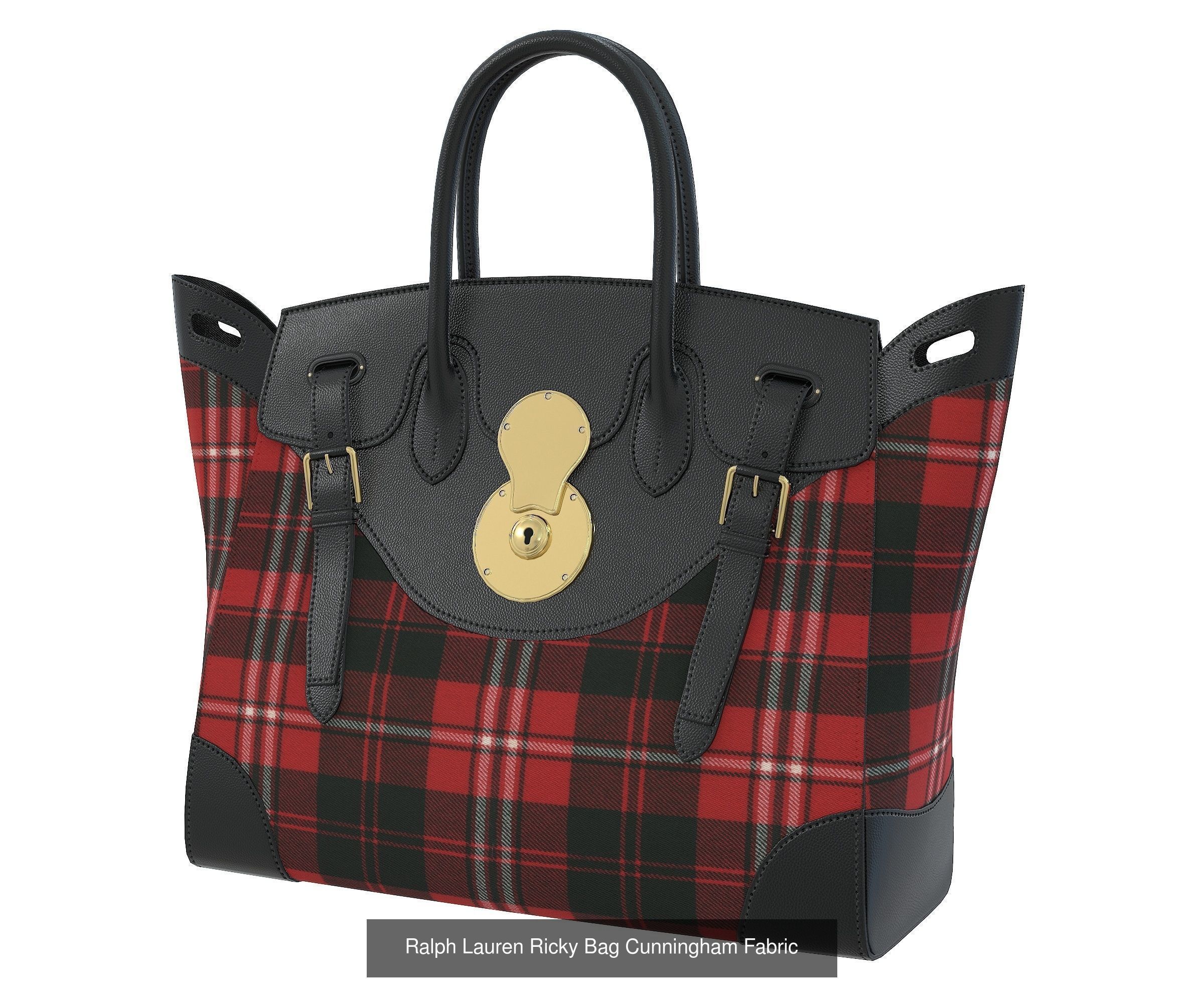 Ralph Lauren Ricky Bag 3D Model Collection_8
